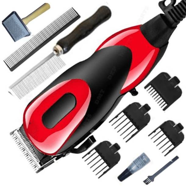 KE MEY Professional man corded hair clipper electric hair trimmer cum hair shaving machine for unisex adults , pet dog, cats grooming set Multicolor Pet Hair Trimmer