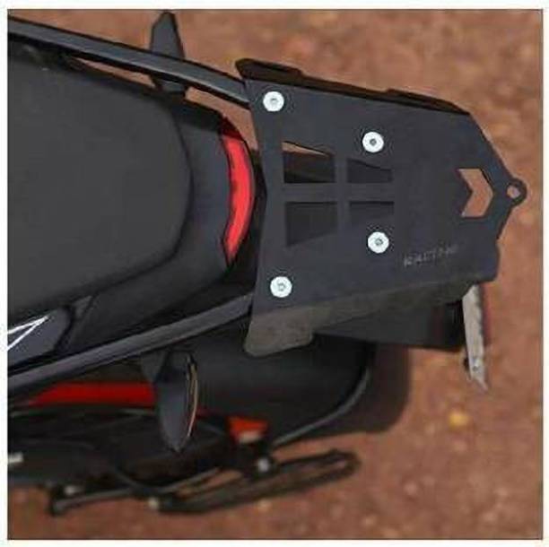 W 4 A Traders Luggage Box Black Carbon Steel Motorbike Saddlebag