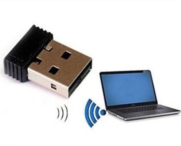 SHREE OM SYSTEMS 950Mbps Portable High Speed Long range Nano Wifi Dongle, Connector, Receiver 802.11B/G/N 2.0 Wireless Wi Fi 2.4GHz Wireless LAN Network Card External For PC Desktop Laptop USB Adapter (Black) USB Adapter