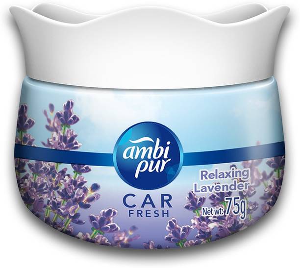 Ambipur Relaxing Lavender Car Freshener Gel Car Freshener Diffuser Relaxing Lavender Car Freshener Gel