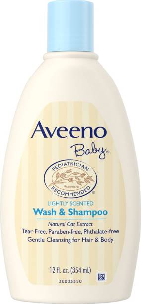 Aveeno Baby Wash & Shampoo, Lightly Scented (Tear Free, Paraben Free) HAIR & BODY WASH