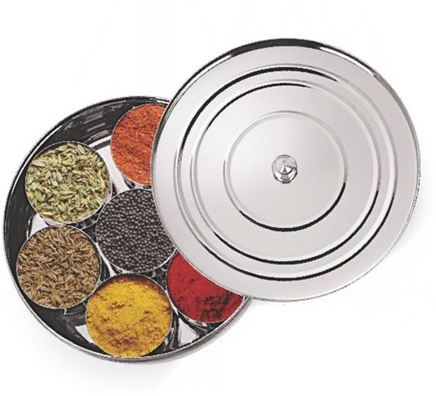 नीलम Stainless Steel Masala Dabba Size 11 Set of 10 पीस स्पाइस सेट