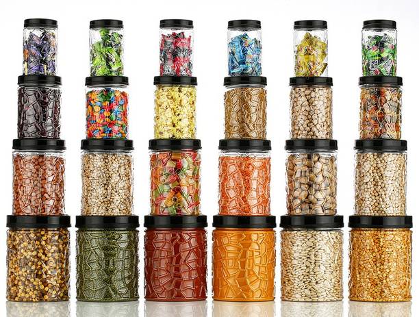 Auspicia Plastic Grocery Container  - 250 ml, 500 ml, 1000 ml, 1500 ml