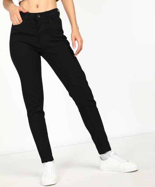 FLYING MACHINE Skinny Women Black Jeans