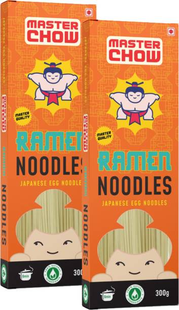 MasterChow Ramen Noodles Kit (Pack of 2) | No Artificial Color | Made in Small Batches | Fresh From the Kitchen | Get Restaurant Style Taste in Just 10 Minutes | Serves 4-5 Meals Instant Noodles Non-vegetarian