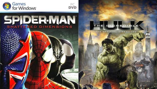 Spider-Man: Shattered Dimensions and HULK Top Two Action Game (Offline Only) (Regular)