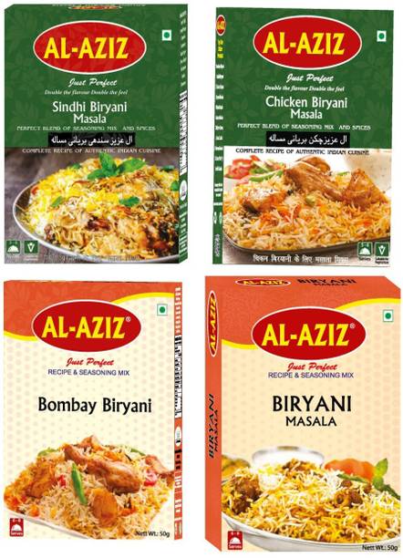 Al Aziz Biryani Masala Combo | Sindhi Biryani, Bombay Biryani, Chicken Biryani, Biryani Masala