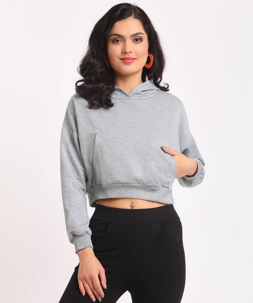 Urbanic Full Sleeve Solid Women Sweatshirt