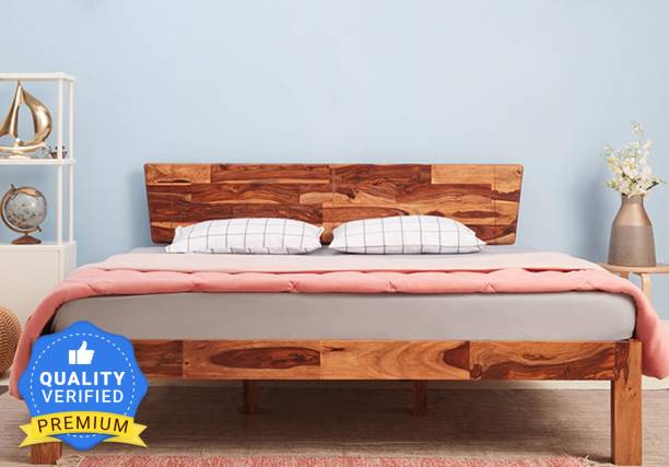 Wakefit Auriga Sheesham Solid Wood King Bed