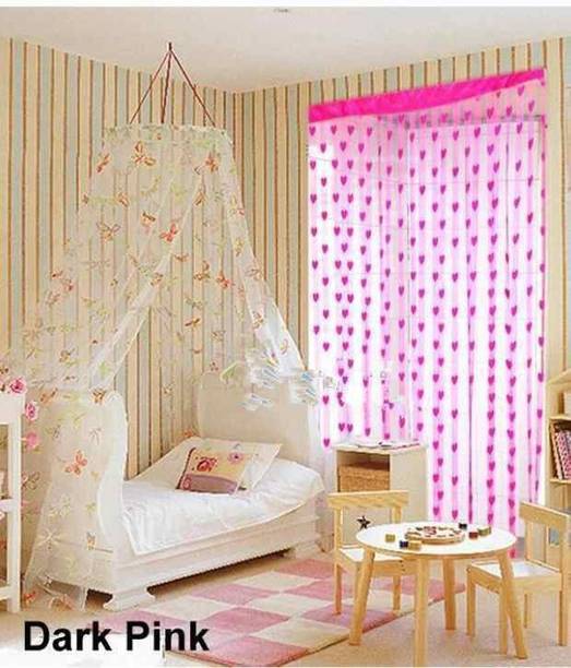 Panipat Textile Hub 213 cm (7 ft) Polyester Door Curtain Single Curtain