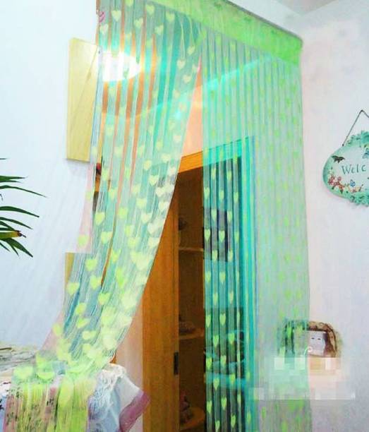 Panipat Textile Hub 213 cm (7 ft) Polyester Door Curtain Single Curtain
