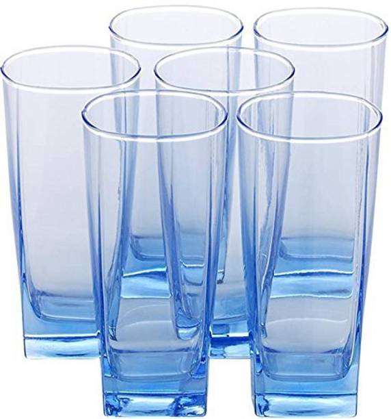 लुमिनार्क sterling ice Blue H/B tumbler Glass Set ग्लास सेट