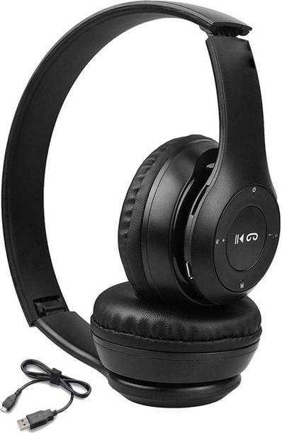 Treadmill Thunder Wireless Bluetooth Over The Ear Headphone with Mic Bluetooth