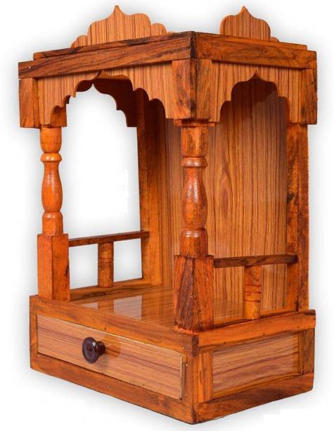 Remino beautiful wooden Plywood Mandir for Pooja Home Decoration Wall Hanging Beautiful Engineered Wood Home Temple