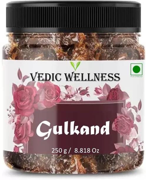 Vedik Wellness Natural Gulkand / Pushkar Raj Gulkand (jar packing) / Rose Petal Jam / Gulkand / Rose Jam