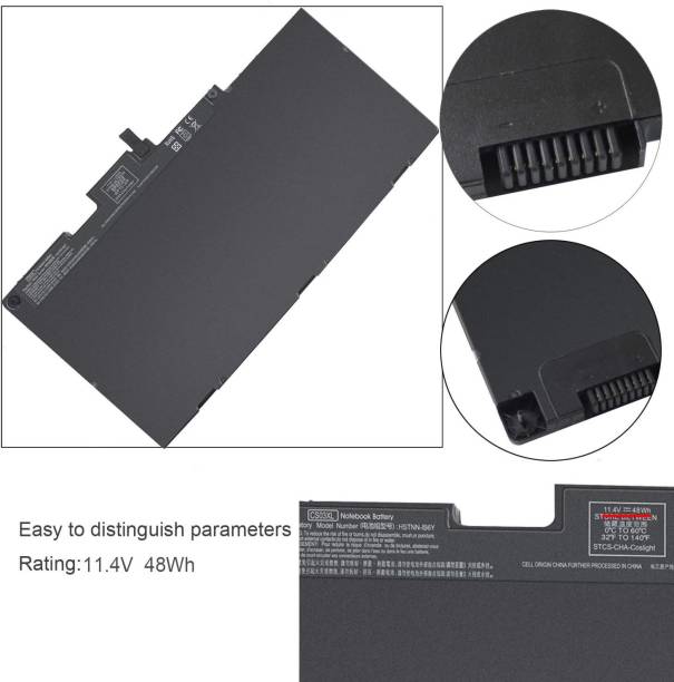 Digital Device CS03XL Battery for H/P Elitebook 745 755 840 850 G3 G4 ; ZBook 15u G3 G4 Mobile Workstations HSTNN-I33C-4 I33C-5 I41C-4 I41C-5 HSTNN-UB6S HSTNN-IB6Y 800231-141 800513-001 800231-1C1 6 Cell Laptop Battery