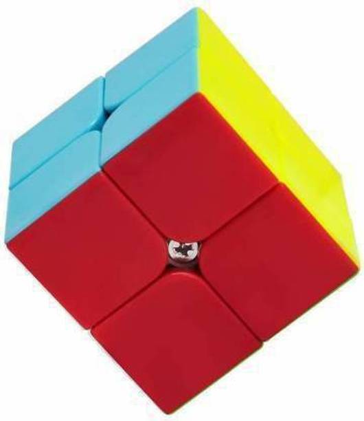 WHITE POPCORN 2x2x2 High Speed Stickerless Cubing Classroom Series Magic Cube (8 Pieces)