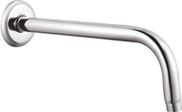 RUHE Premium Grade Stainless Steel 12 Inches Full Bend Round Shower Arm (Chrome Finish) Shower Head
