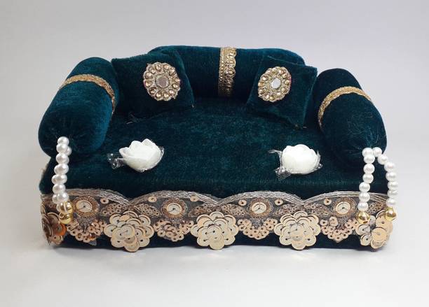 R D Handicraft Singhasan / Laddu Gopal ji Singhasan & Bal Gopal ji Singhasan / Thakur ji singhsan Silk All Purpose Chowki