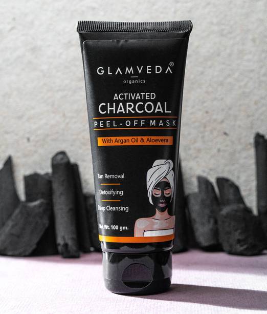 GLAMVEDA Women Activated Charcoal Peel Off Mask For Tan Removal & Deep Cleaning