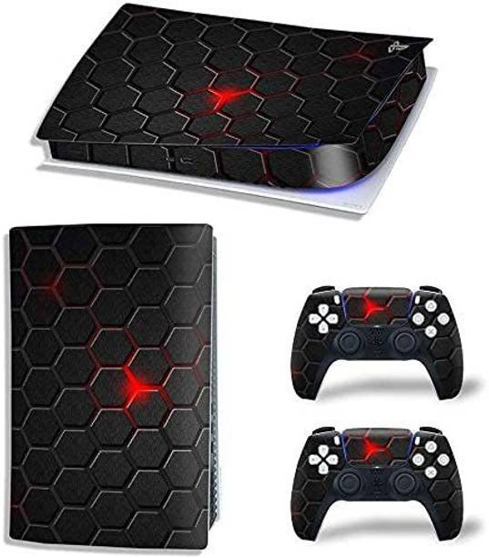Skinny PS5 Skin Armor Design for PlayStation 5 Disc Edition 1x Console Skin, 2x Dualsense Controller Skin  Gaming Accessory Kit