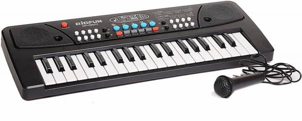 Devta 37 Key Piano Keyboard Toy for Boys and Girls with Mic Dc Power Option Recording Charger not Included Best Birthday Gift for KIDS Musical Instruments Keyboard Music 37 Key Piano Keyboard Analog Portable Keyboard