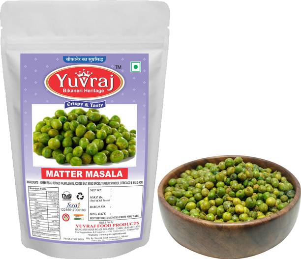 Yuvraj Food Product matar masala Fried spicy masala ( 200 Gm x 2 )pack