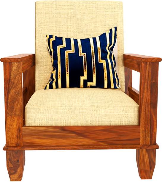 Prajapati arts Fabric 1 Seater  Sofa
