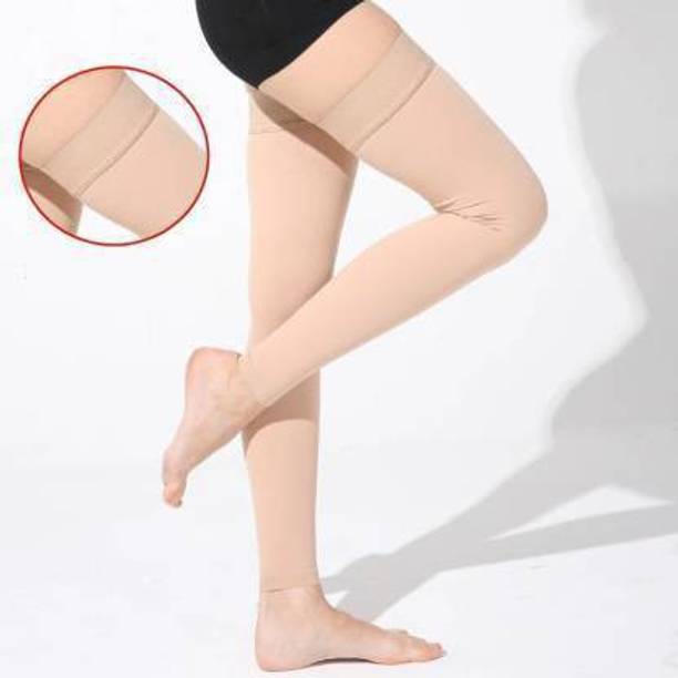HEAREAL HEALTH CARE Compression Stockings for Varicose Vein (BEIGE) Knee Support