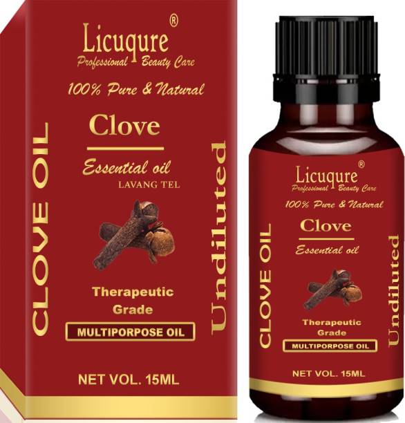 licuqure Clove Essential Oil 100% Natural & Pure for Teeth ,Skin and Hair