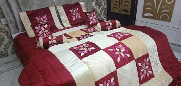 Laying Style Velvet King Sized Bedding Set