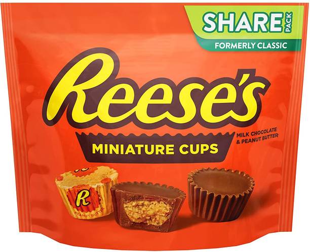 Hersheys Reese Peanut Butter Cup Bag 298g Bars