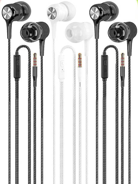 SPN Combo Pack of 3 Trending Headphones Earphones With Mic Wired