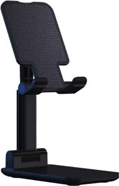 WHISTLE9 Universal Dekstop Mobile Phone and Tablet Stand Holder Aluminium Adjustable & Foldable Mobile Stand for Table & all smartphone Mobile Holder