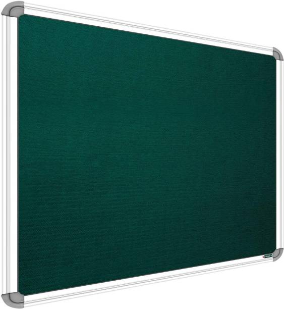 SRIRATNA 2X2 feet Premium Material Notice Soft Board/Bulletin Board/Pin-up Display Board for Office, Home use, (Green, Pack of 1) Notice Board