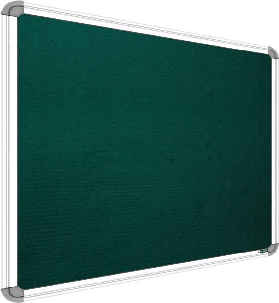 SRIRATNA 2 X 2 feet Premium Material Notice Pin-up Board/Pin-up Board/Bulletin Board/Pin-up Display Board for Office, Home use, (Green, Pack of 1) Notice Board