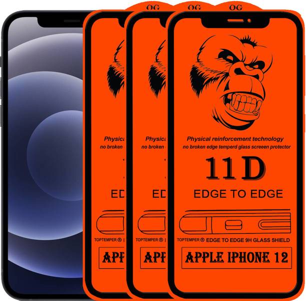 TOPTEMPER Edge To Edge Tempered Glass for APPLE IPHONE 12