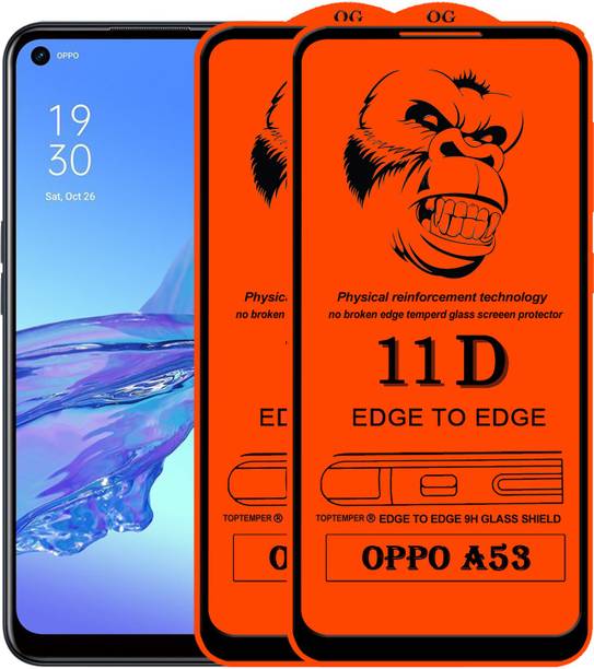 TOPTEMPER Edge To Edge Tempered Glass for OPPO A53