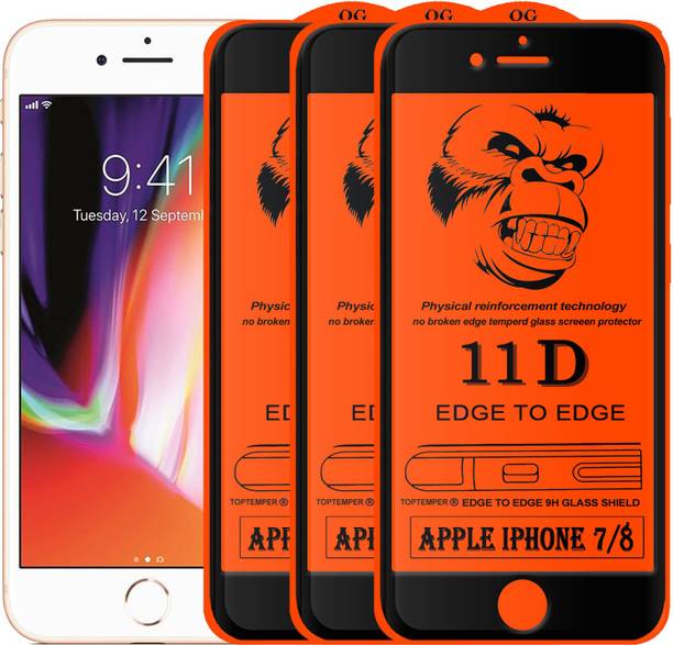 TOPTEMPER Edge To Edge Tempered Glass for APPLE IPHONE 8