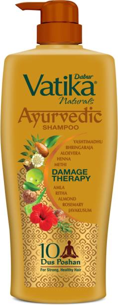 Dabur Vatika Naturals Ayurvedic Shampoo Damage Therapy