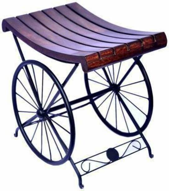 ASLAM WOOD CARVING wooden & iron stool, comfortable stool, adjust table, balcony table, living room , bed room, out door, indoor, garden siting table, home decorative Living & Bedroom Living & Bedroom Stool