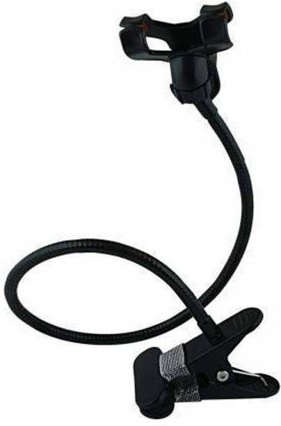 Crystal Digital Metal Lazy Table Mobile Stand Holder Metal Built with 360 Degree Goosneck Long Arm Clip Mobile Holder