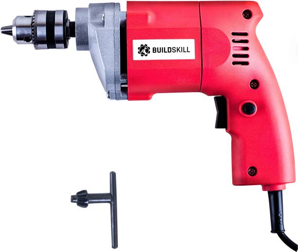 BUILDSKILL 10MM Professional Powerful Heavy Drill Machine BED1100_Red Pistol Grip Drill