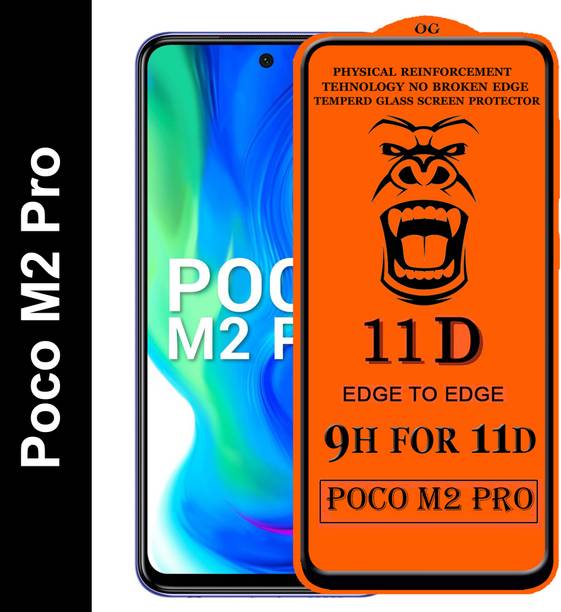 Gorilaorginal Edge To Edge Tempered Glass for : Poco M2 Pro