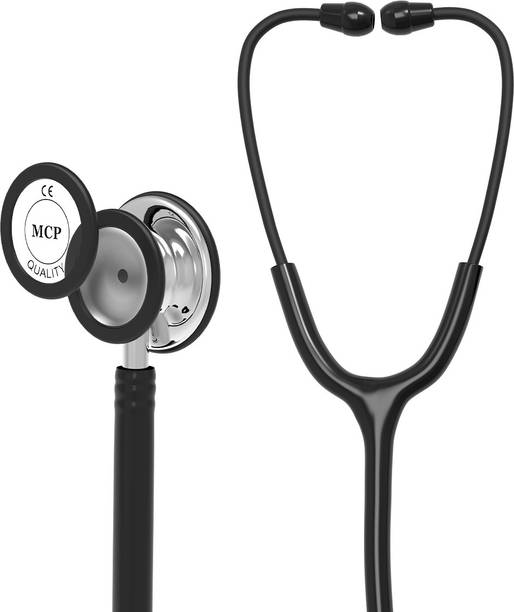 MCP Silver Shine Dual Head Stethoscope for Doctors & Students Cardio 3 Acoustic Stethoscope
