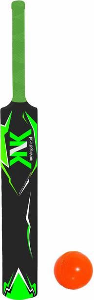 KNK Hard Plastic Bat Cricket Bat With 1 Piece Of Wind Ball Cricket Kit