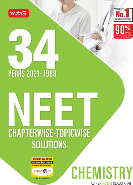 34 Years Neet Previous Year Solved Question Papers with Neet Chapterwise Topicwise Solutions - Chemistry 2022