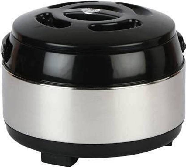 sanlife Stainless Steel Thermoware Casserole Double Wall Insulated Hot Pot for Hot Meal| Chapati| Curry| Roti - 4200ML Thermoware Casserole