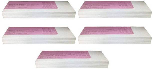 MVILAM Waxing Strips for Hair Removal Plain Disposable Brown Color Wax Strips Easy & Safe Wax Strips Paper Non-woven Body Hair Removal Wax Strips