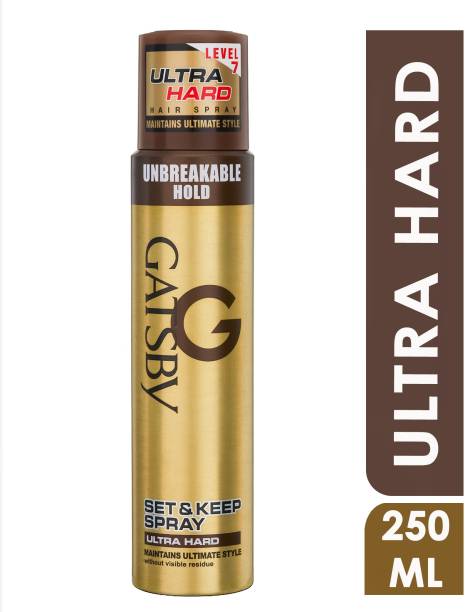 Gatsby Set & Keep Hair Spray Ultra Hard 250ml Hair Spray